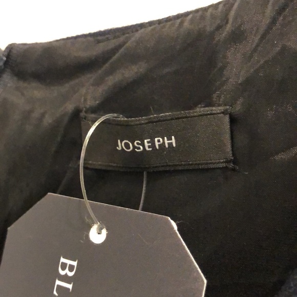 Joseph Navy Wool and Cashmere Sleeveless Midi Dress - Picture 10 of 11